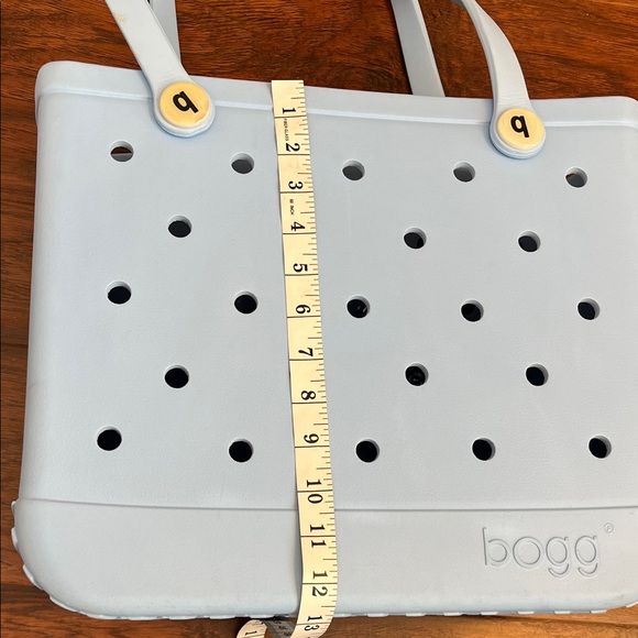Bogg Baby Medium Bag Light Sky Blue Tote Bag with Insert Bag - Picture 9 of 11